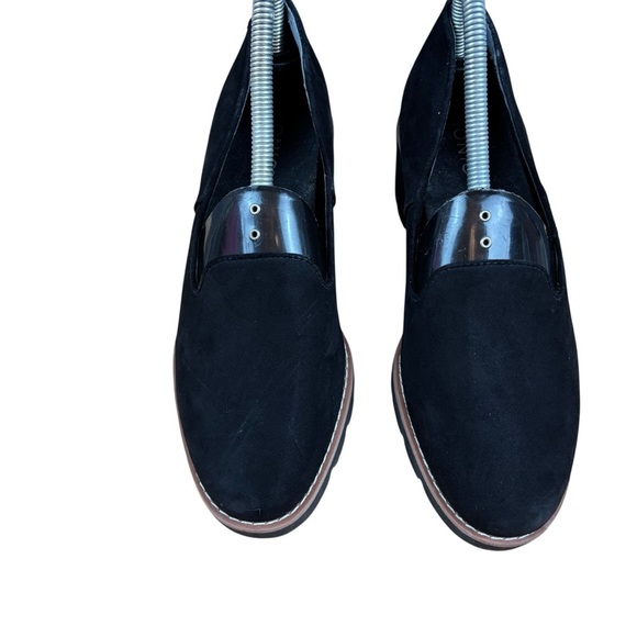 EUC Vionic Women’s Willa Wedge Black Slip-On Loafers Sz 7.5 - Picture 2 of 12